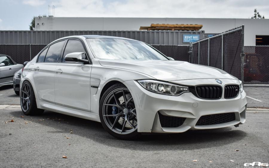 BMW M3 Sedan Alpine White by EAS on Titan 7 Whees (T-S5) '2018